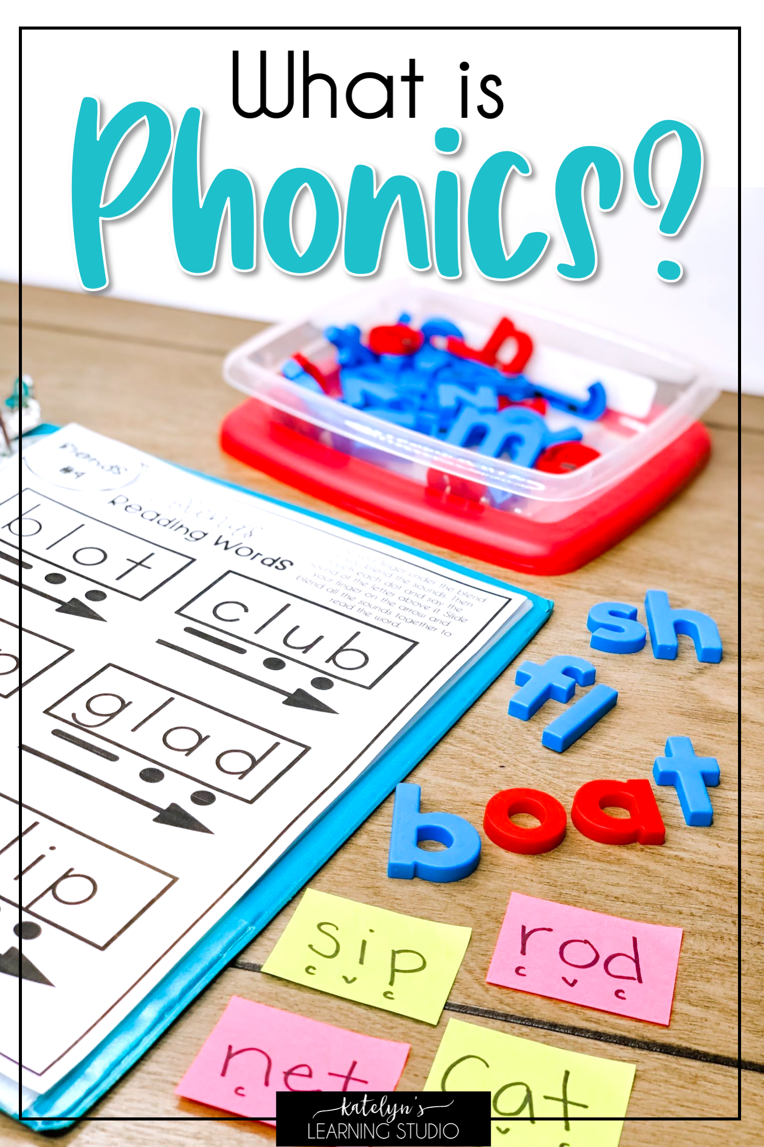 What Is Phonics Instruction? - Katelyn's Learning Studio