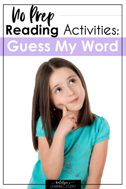 Easy and Fun Reading Activities: Quick Lessons for the Win! - Katelyn's ...