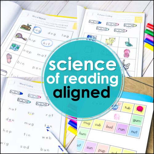 CVC Word Science of Reading Activities