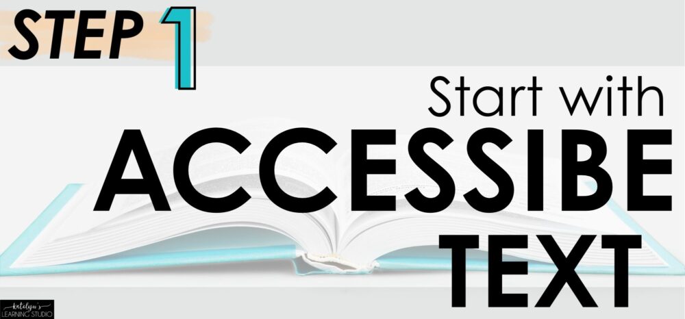 Beginning research step 1: start with accessible text for animal research projects