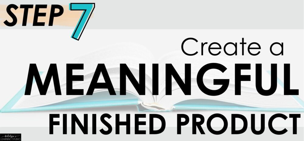 Beginning research step 7: create a final product for animal research projects