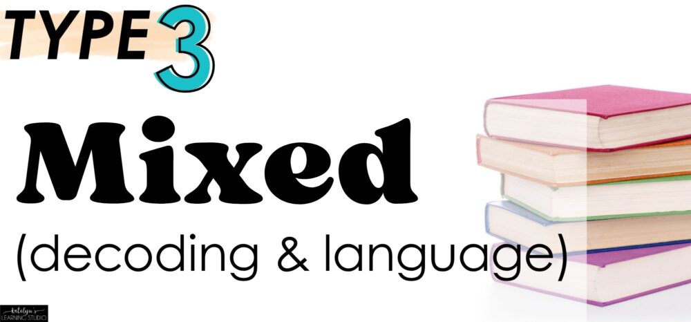 Type 3 struggling reader - Mixed with both decoding and language reading difficulties