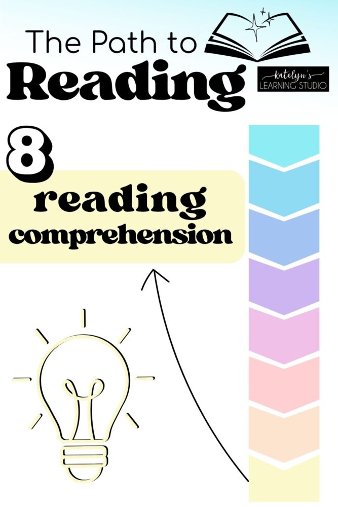 Step 8 on the path to reading - reading comprehension as the ultimate goal of learning to read